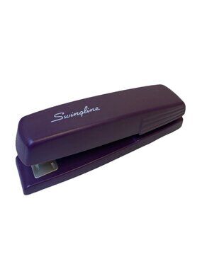 Swingline Desk Stapler Model #545 Purple Eggplant Lightweight Office & Staples